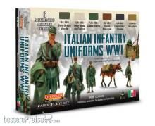 Lifecolor CS50 - Italian Infantry Uniforms WWI 6 x 22 ml