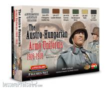 Lifecolor CS59 - The Austro-Hungarian Army Uniforms 1916-1918 6 x 22 ml