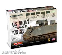 Lifecolor CS60 - US Army 1950/84 Vietnam & Korea Olive Drab 6 x 22 ml