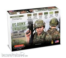 Lifecolor CS61 - US Army Uniforms 1948-1980 6 x 22 ml