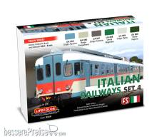 Lifecolor XS19 - Italian Railways Set # 4 6 x 22 ml