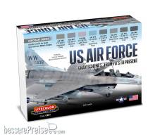 Lifecolor CE01 - US Air Force ´Gray Schemes? From 70S To Present 8 x 22 ml