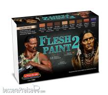 Lifecolor CE03 - Flesh Paint Set 2 8 x 22 ml