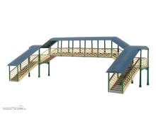 Peco 248 - Modulare überdachte Fußgängerbrücke
