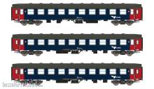 ASM Arndt Spezial-Modelle 25003 - 3er Set Liegewagen UIC-Y, Bc DSB, Ep.IV-V