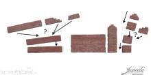 Juweela 25037 - 28mm modularer Spieltisch Ruins
