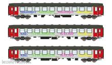 ASM Arndt Spezial-Modelle 25500 - 3er Set Liegewagen UIC-Y, Bc Snälltaget, Ep.V-VI