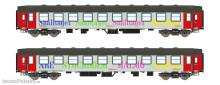 ASM Arndt Spezial-Modelle 25501 - 2er Set Liegewagen UIC-Y, Bc Snälltaget, Ep.V-VI