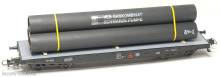 Loewe 2560 - Ladegut Stahlrohre SCHWARZE PUMPE / HO, 140 mm