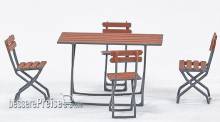 Weinert 25657 - Gaststätten-Klappstühle mit großem Tisch (0)