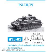Friulmodel ATL-003 - Tracks for Pz III (H-J) / Pz IV _