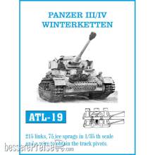 Friulmodel ATL-019 - Tracks for Pz III / IV Ostkette mit separaten Greifern mit separaten Greifern