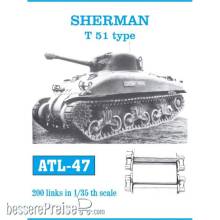 Friulmodel ATL-047 - Tracks for Sherman T 51 Type
