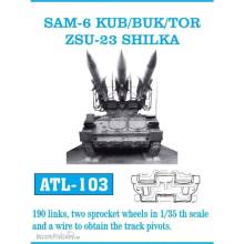 Friulmodel ATL-103 - Tracks for SAM-6 KUB/BUK/TOR ZSU-23 SHILKA