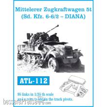 Friulmodel ATL-112 - Tracks for Mitt. Zugkraftwagen 5t (Sd.Kfz.6-6/2-D.)