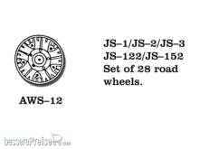 Friulmodel AW-12 - Tracks for JS-1 JS-2 JS-3 Road Wheels