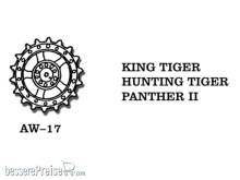 Friulmodel AW-17 - Tracks for King Tiger. Hunting Tiger Jagdpanther II Jagdpanther II