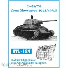Friulmodel ATL-124 - Tracks for T-34/76 from November 1941/42/43