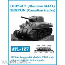 Friulmodel ATL-127 - Tracks for GRIZZLY (Sherman M4A1) SEXTON (Canadian tracks)