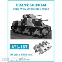 Friulmodel ATL-167 - Tracks for GRANT/LEE/RAM Type WE210 double I track