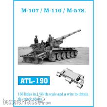 Friulmodel ATL-190 - Tracks for M-107 / M-110 / M-578