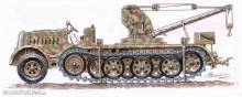 Planet Models 129-MV035 - Sd.Kfz. 9 FAMO 18-ton mit Bilstein 6-ton