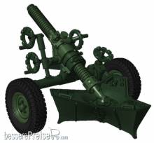 Planet Models 129-MV100 - MO-120-RT-61, 120mm rifled towed mortar in 1:72