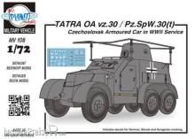 Planet Models 129-MV108 - TATRA OA vz.30/Pz.SpW.30(t) Czechosl.Arm in 1:72