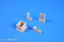 Planet Models 129-MV111 - Wheeled fire extinguisher PG 50 with tra in 1:72