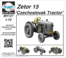 Planet Models 129-MV127 - Zetor 15 Czechoslovak Tractor in 1:72
