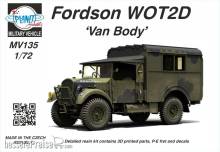 Planet Models 129-MV135 - 1:72 Fordson WOT2D ‘Van Body’ 1/72