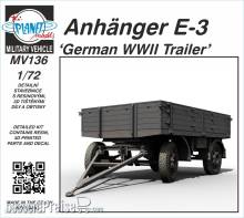 Planet Models 129-MV136 - Anhänger E-3 German WWII Trailer