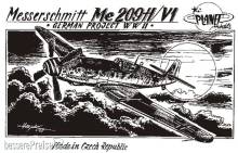 Planet Models 129-PLT005 - Messerschmitt Me 209 H/V1 WW II Projekte in 1:72