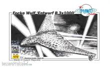 Planet Models 129-PLT047 - Fw Entwurf B 3x1000 Delta Bomber