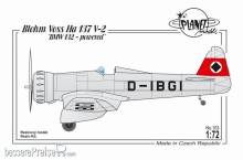 Planet Models 129-PLT103 - Blohm Voss Ha 137V-2 in 1:72