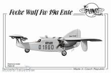 Planet Models 129-PLT183 - Focke Wulf Fw 19a Ente