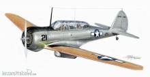 Planet Models 129-PLT107 - Curtiss Cw-22 SNC-1 Falcon