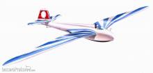 Planet Models 129-PLT133 - DFS Segelflugzeug Habicht