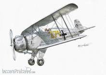 Planet Models 129-PLT085 - Bücker Bü 133 Jungmeister