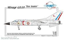 Planet Models 129-PLT246 - Dassault Mirage G8-01 France, Modern in 1:72
