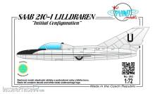 Planet Models 129-PLT263 - SAAB 210-I LILLDRAKEN Initial Configurat in 1:72