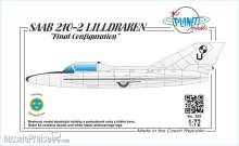 Planet Models 129-PLT265 - SAAB 210-II Final Configuration in 1:72