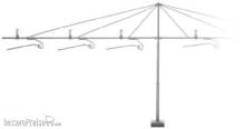 Sommerfeldt 270 - Mast für 6 Gleise (ohne Zubehör) (1 Stück) {# 270}