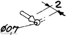 Weinert 2712 - Griffstangenhalter kurz (0)