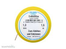 Schönwitz 27146 - Entlötsauglitze Entlötlitze Felder Löttechnik gelb 1,0mm breit 1,6m lang