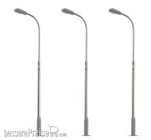Faller 272120 - LED-Straßenbeleuchtungen, Peitschenleuchte, 3 Stück