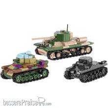 Cobi 2740 - Renault R35 - Valentine IX - Panzer I