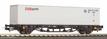 Piko 27720 - Containertragwg. Lgjs DSB V, beladen mit 40`Container DSB