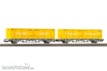 Piko 27748 - 2er Set Containertragwg. 2x 20´´ WP Post-Container CH-AAE VI
