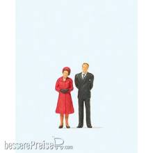 Preiser 28132 - HO The Queen + Prince Philip